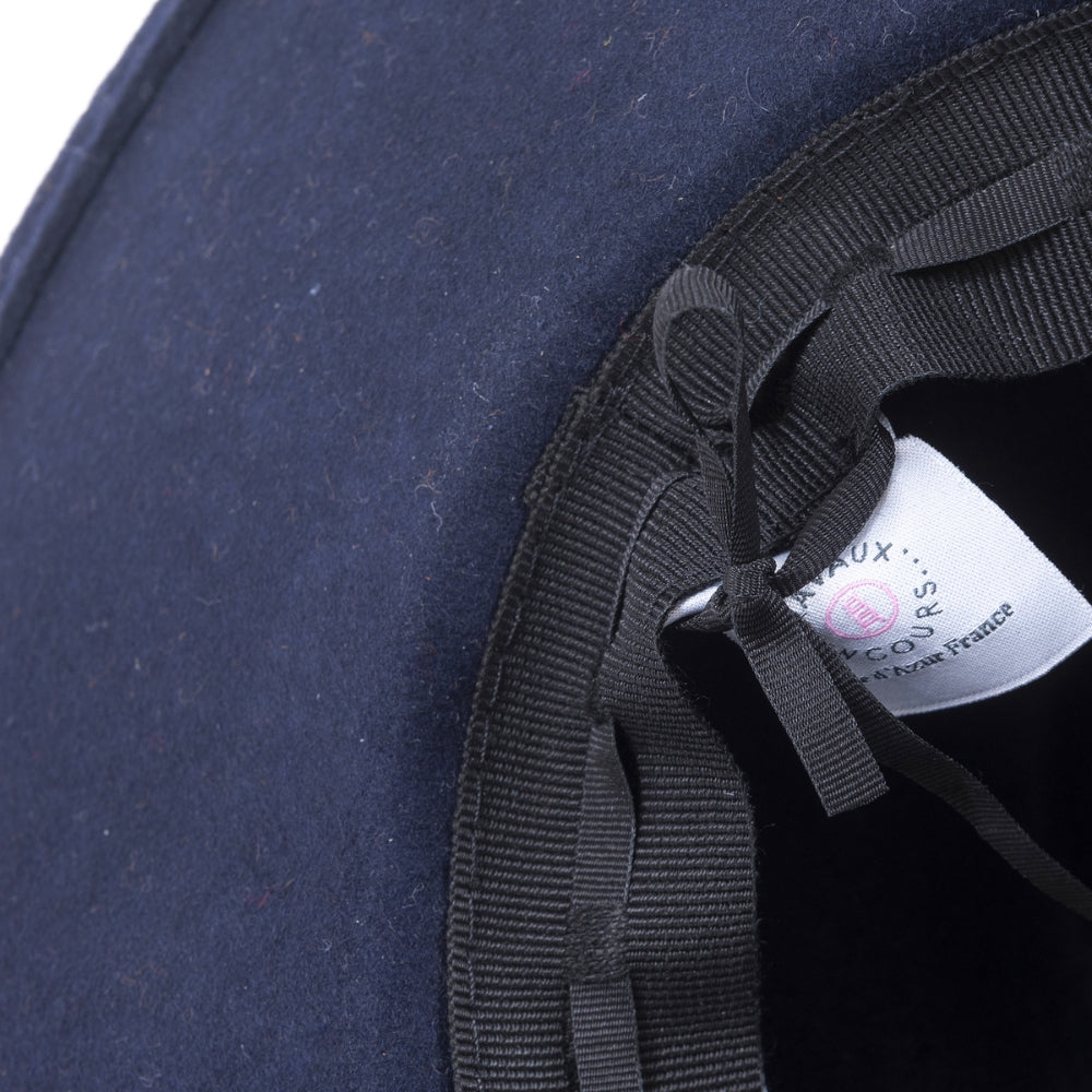 Travaux En Cours Wide Brim Fedora Navy