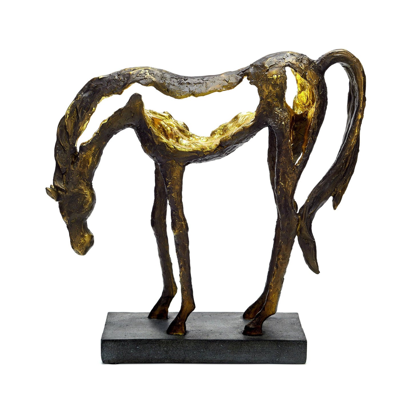Grazing Horse Sculpture | Luxury Contemporary Home Décor