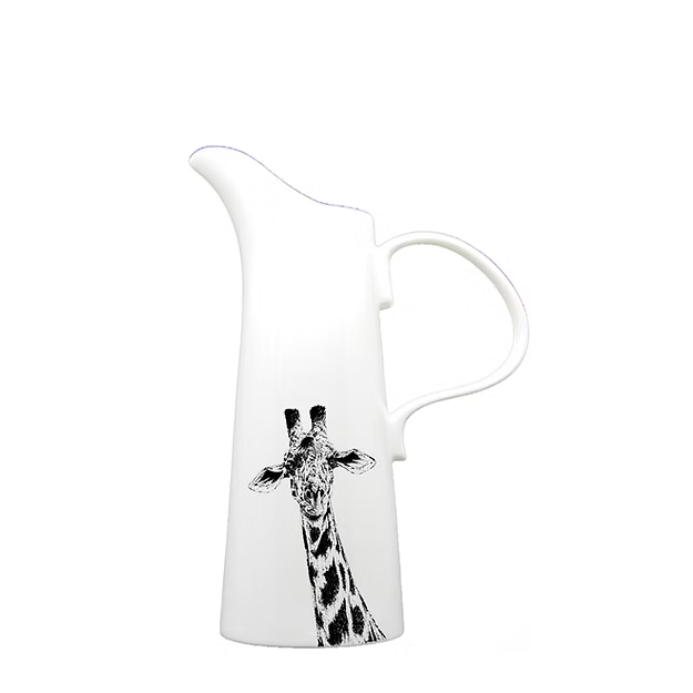 Giraffe Bone China Jug – 4 Sizes | Fun Animal Design, Microwave & Dishwasher Safe