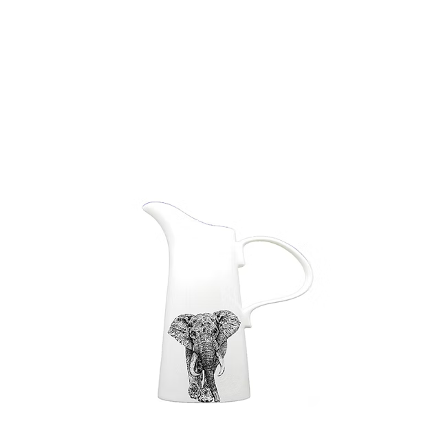 Elephant Bone China Jug – 4 Sizes | Microwave & Dishwasher Safe