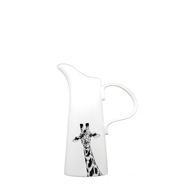 Giraffe Bone China Jug – 4 Sizes | Fun Animal Design, Microwave & Dishwasher Safe