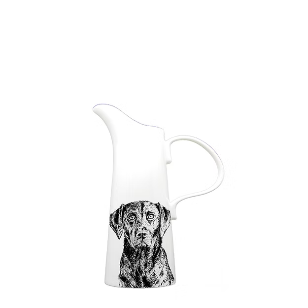 Bone China Jug with Loyal Labrador Design – 4 Sizes Available