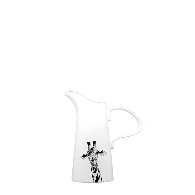 Giraffe Bone China Jug – 4 Sizes | Fun Animal Design, Microwave & Dishwasher Safe