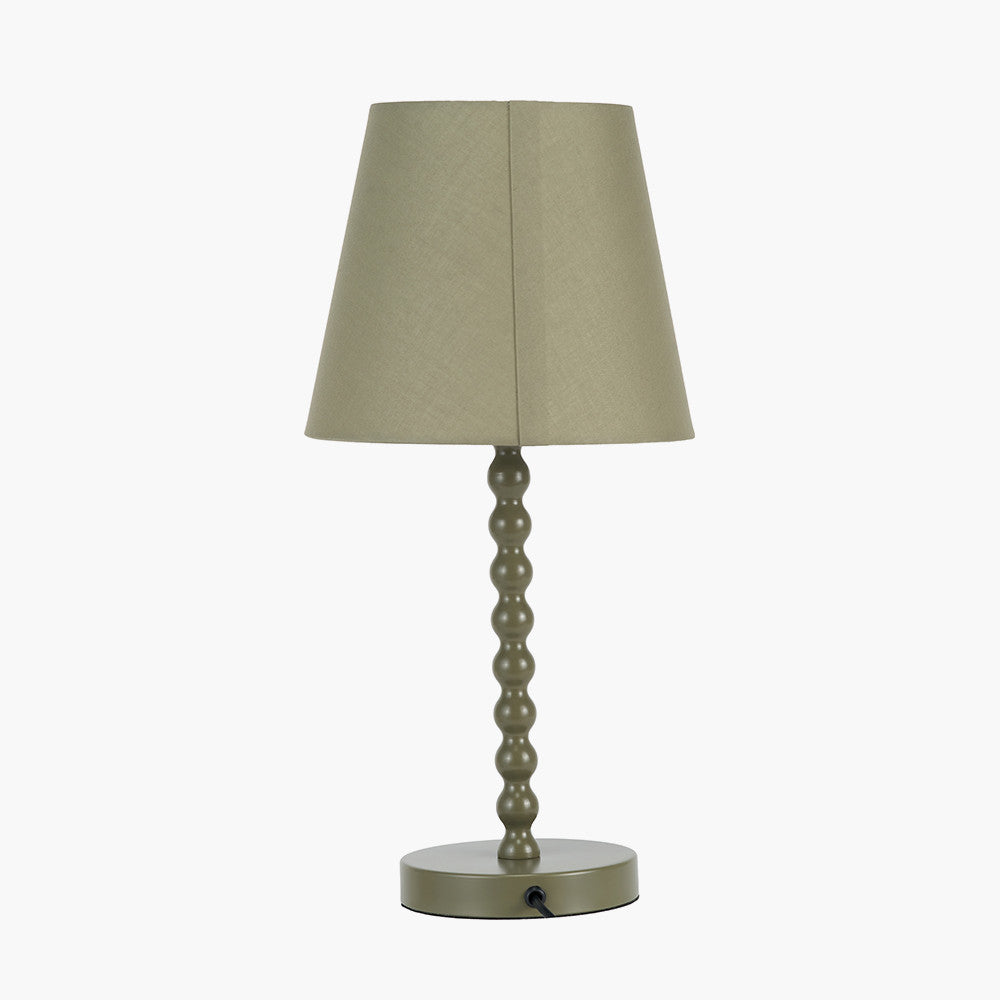 Sophia Bobble Table Lamp – Olive | Luxury Contemporary Lighting