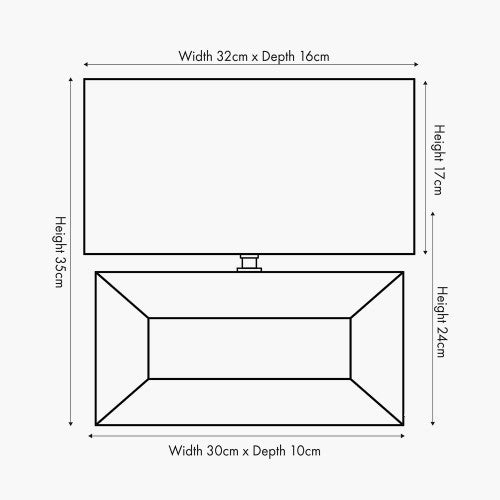 Black Table Lamp – Modern Retro Style