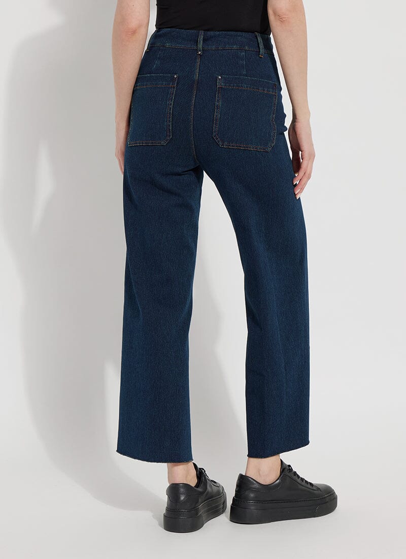 Erin Wide Leg Denim-Indigo