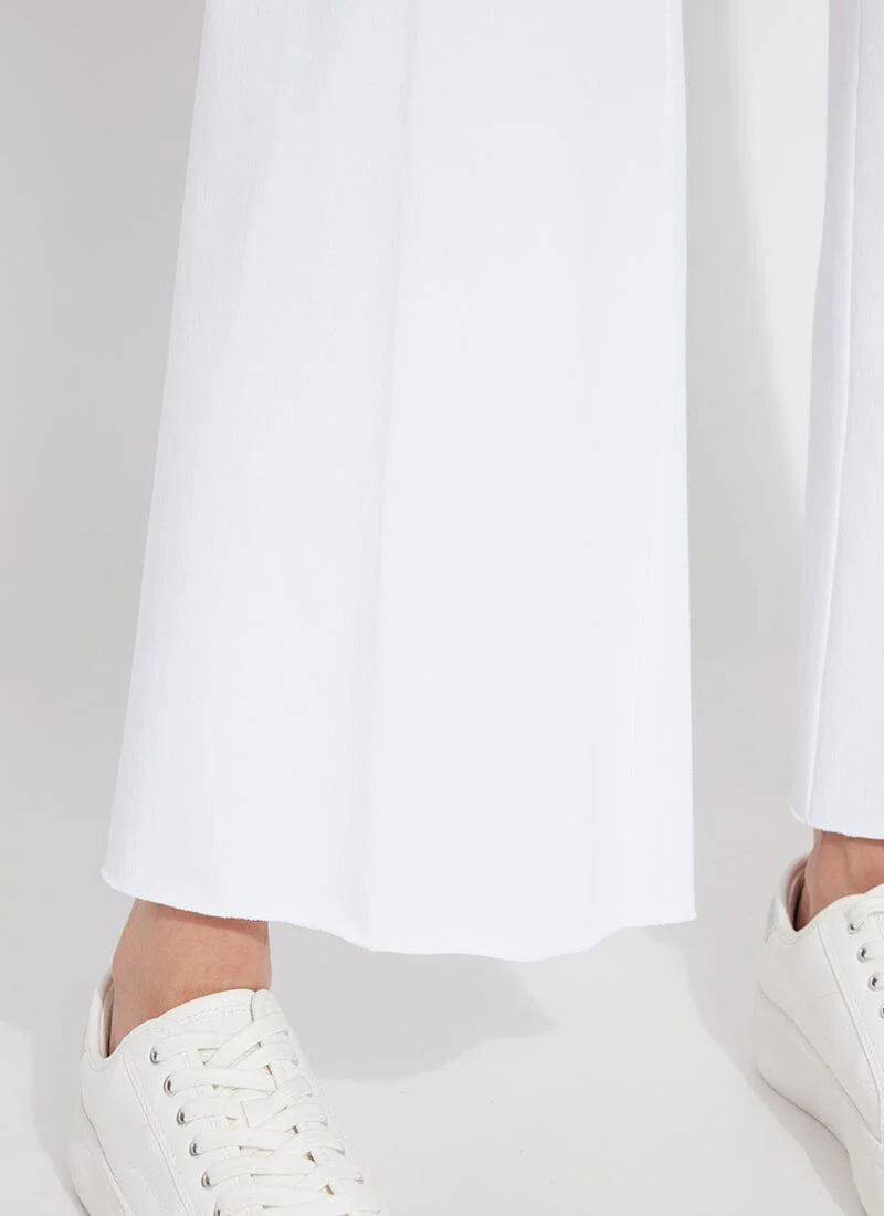 Erin High Waist Wide Leg Jeans – White
