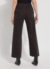 Erin High Waist Wide Leg Denim – Double Espresso
