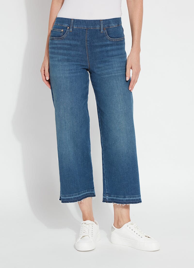 Premium Frances Crop Jeans – Authentic Midwash | ‘Holding Power’ Denim by Lyssé