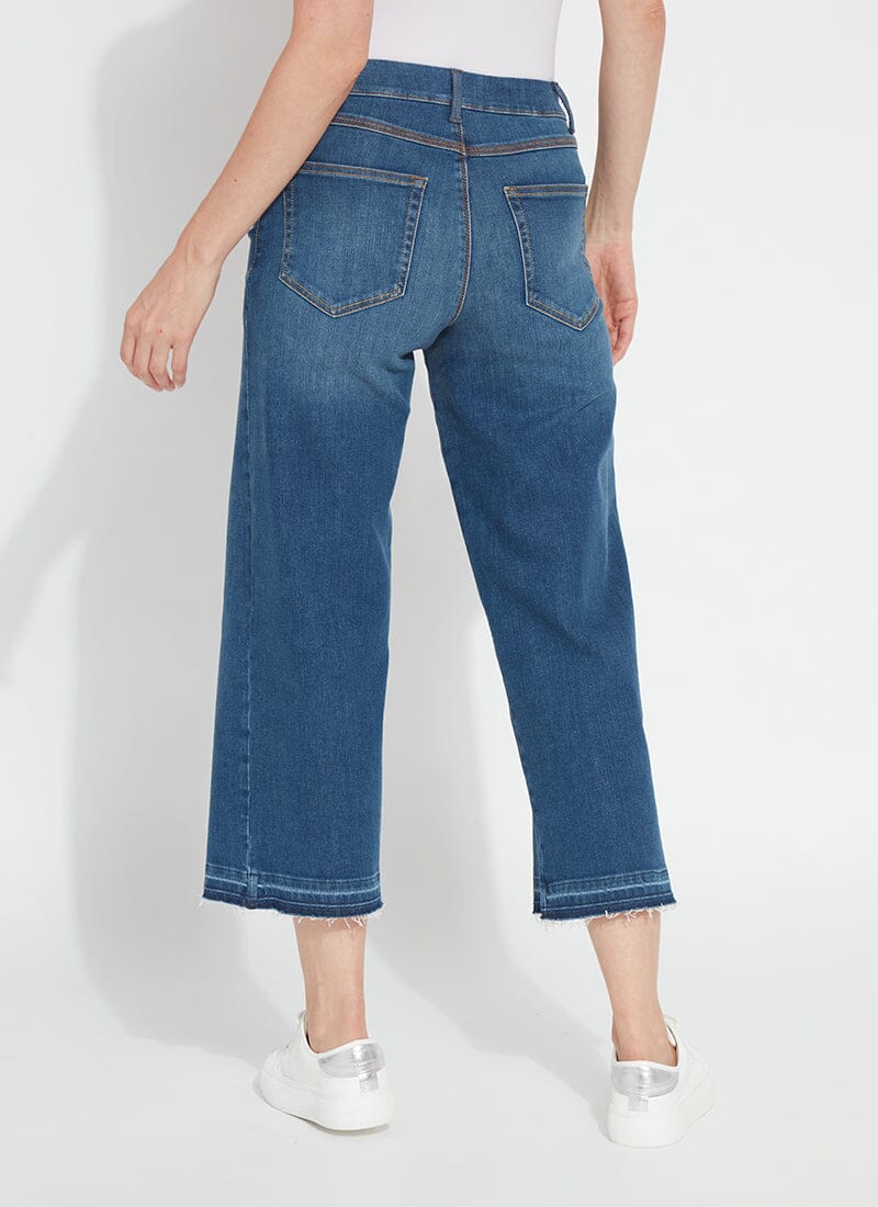 Premium Frances Crop Jeans – Authentic Midwash | ‘Holding Power’ Denim by Lyssé
