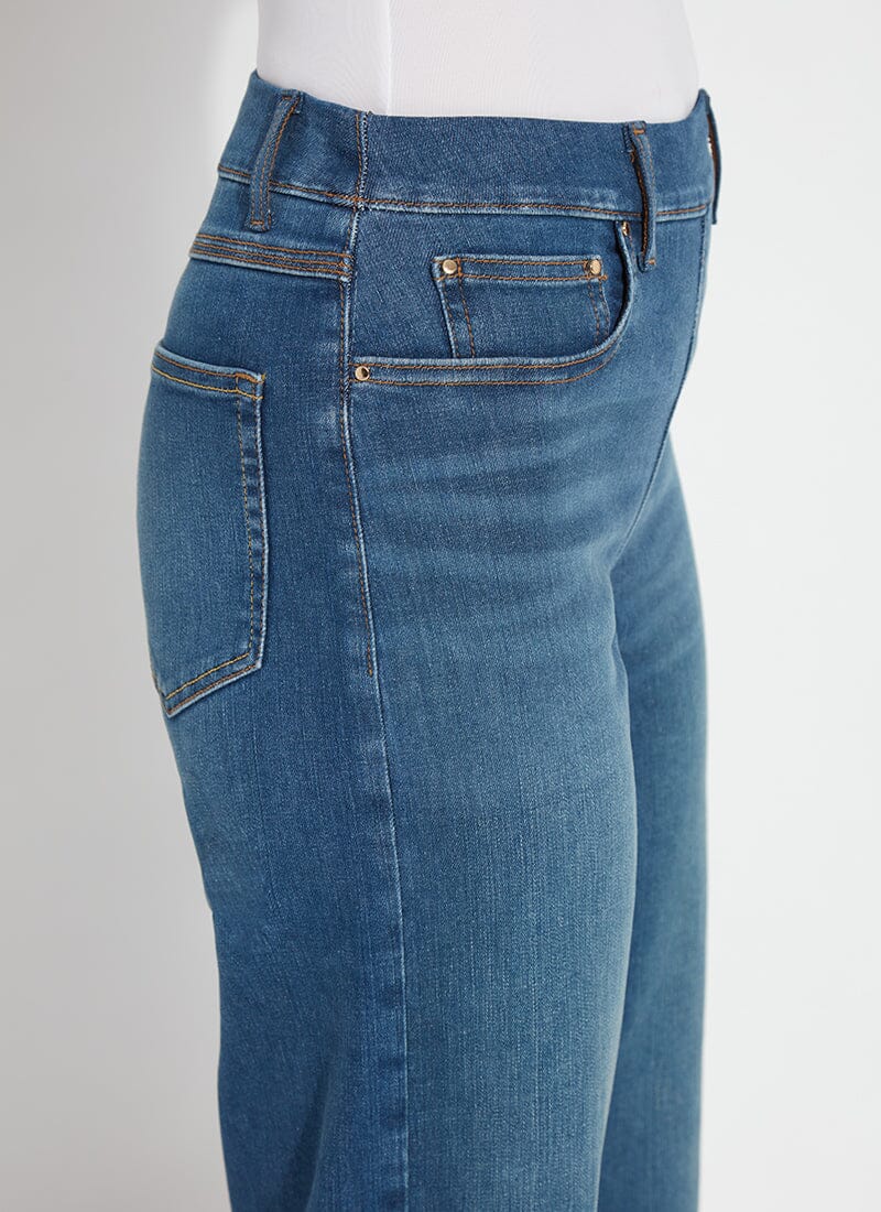 Premium Frances Crop Jeans – Authentic Midwash | ‘Holding Power’ Denim by Lyssé
