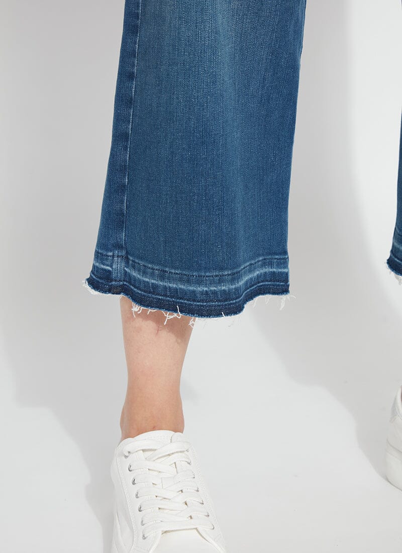 Premium Frances Crop Jeans – Authentic Midwash | ‘Holding Power’ Denim by Lyssé