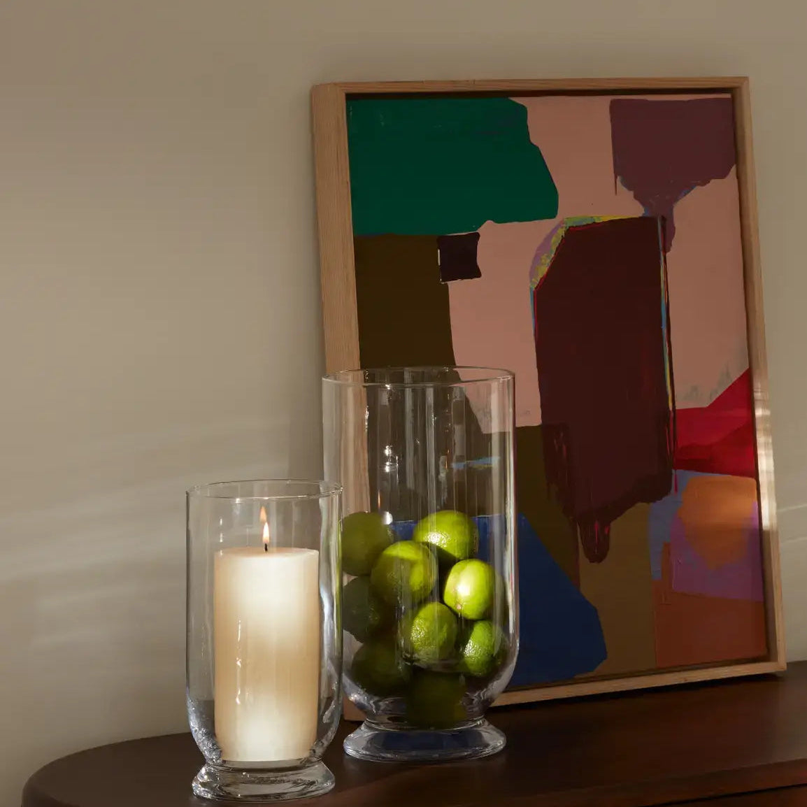 Storm Lantern H23cm Clear | Timeless Elegance by Woodcock & Cavendish