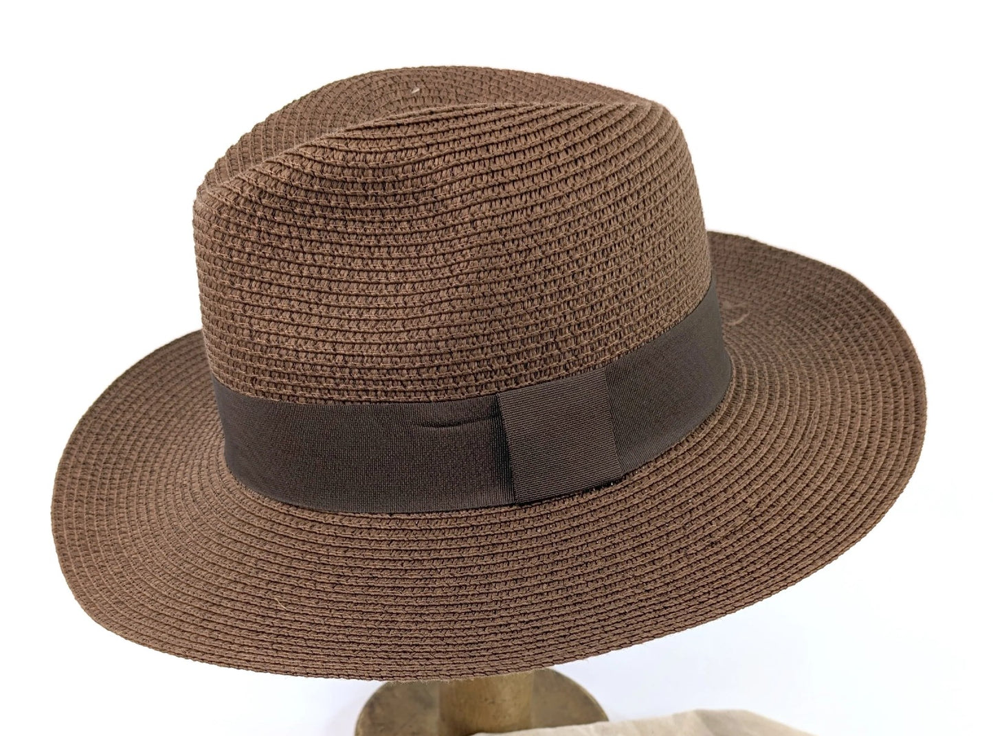 Panama Foldable Hat - Chocolate Brown