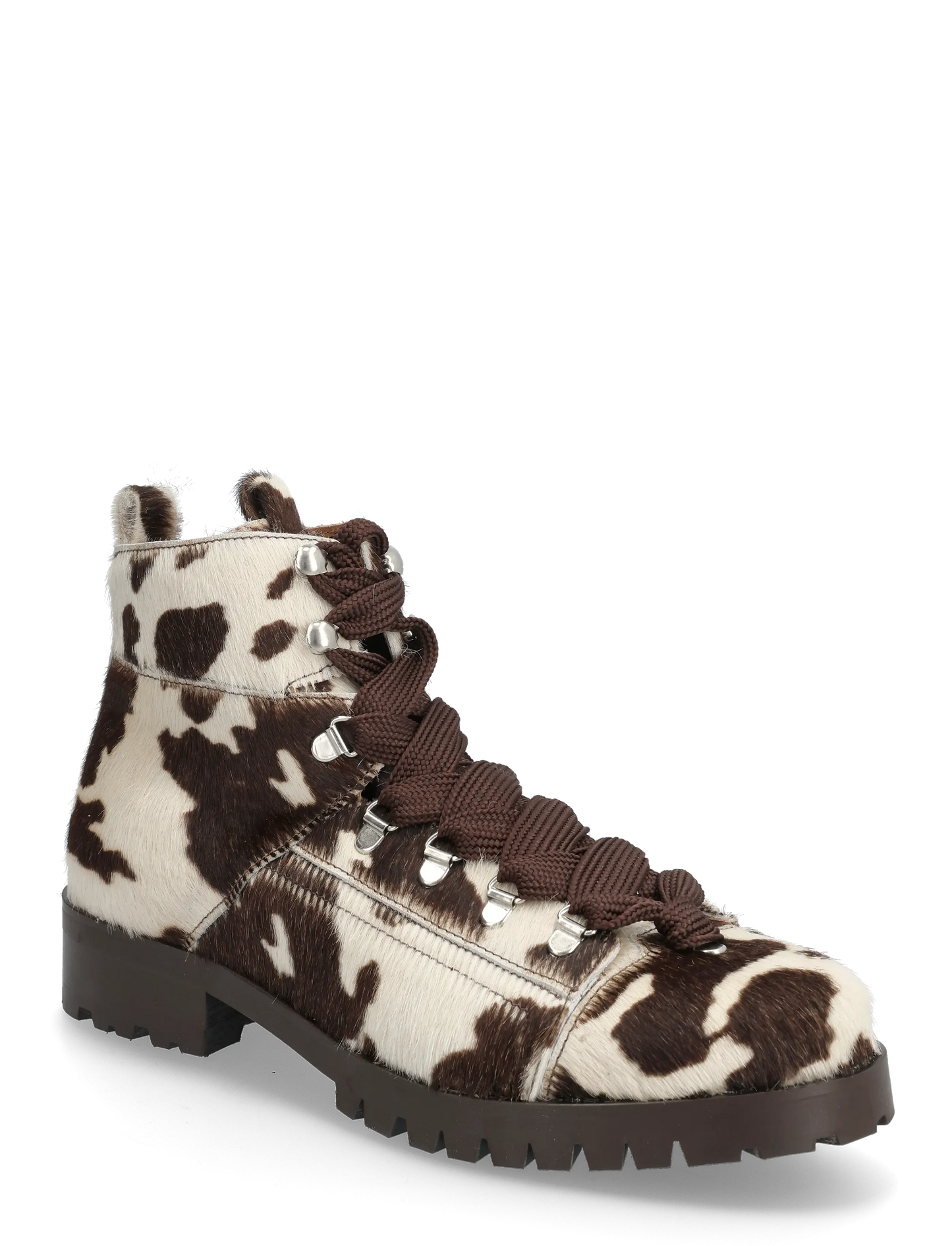 Alice Pony Laced Ankle Boots – Leather Lace-Up Boots | Made in Portugal
