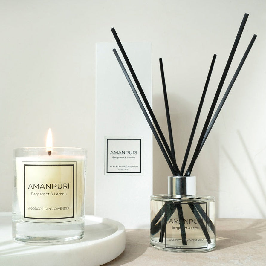 Amanpuri Room Diffuser Refill – 300ml | Citrus, Amber & Woody Fragrance