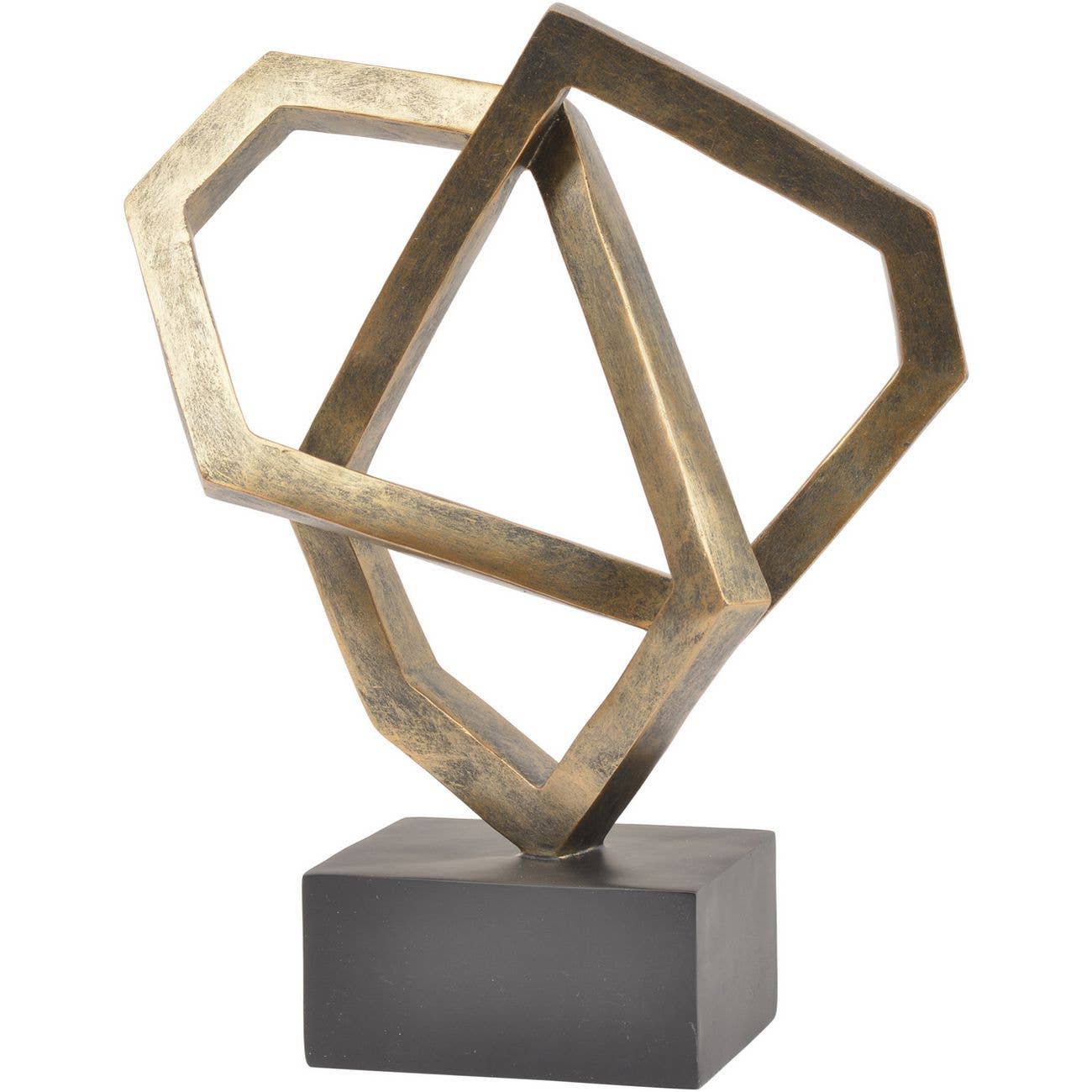 Antique Bronze Cubist Sculpture – Modern Elegance with a Timeless Touch