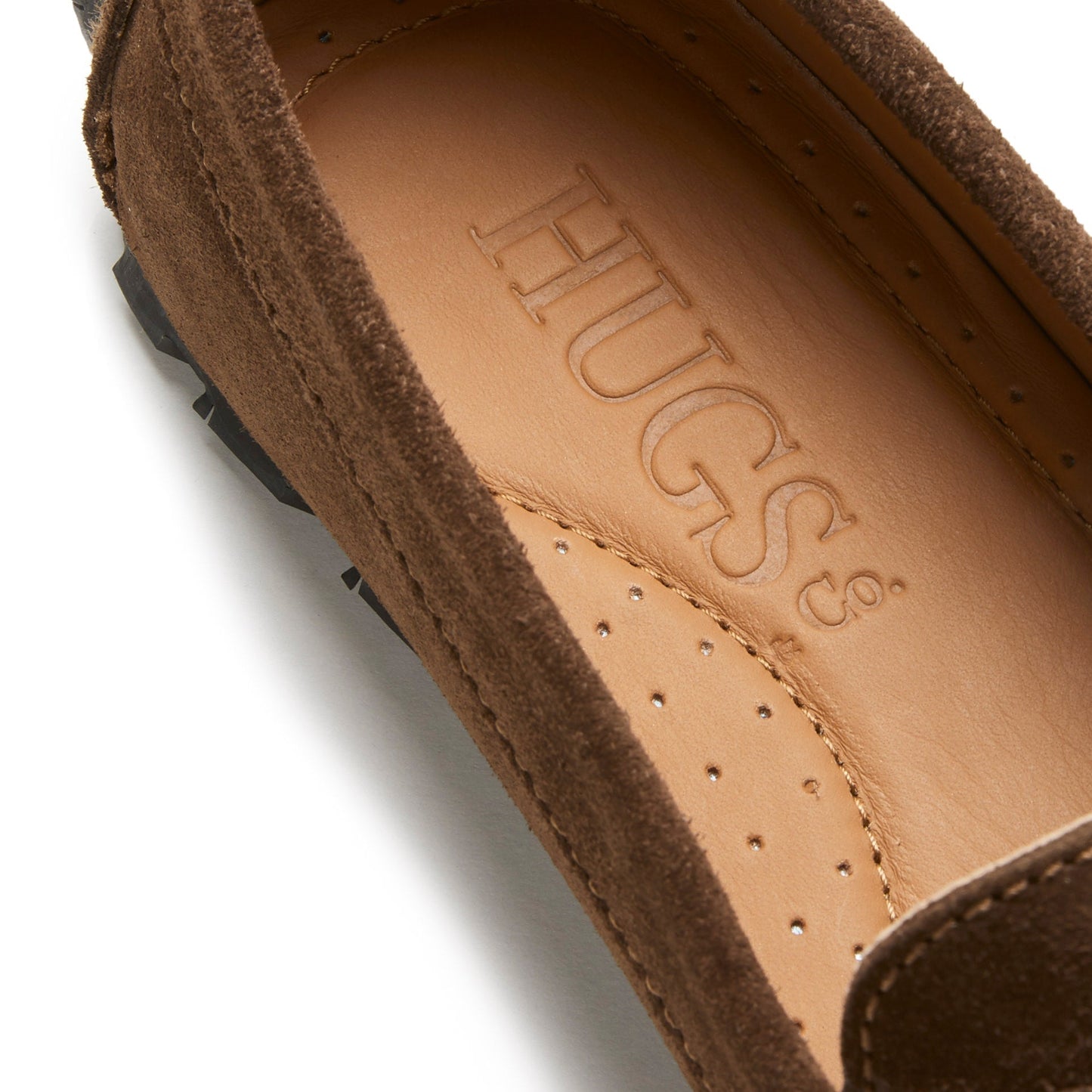 Brown Suede Women’s Tyre Sole Penny Loafers – Sustainable Luxury
