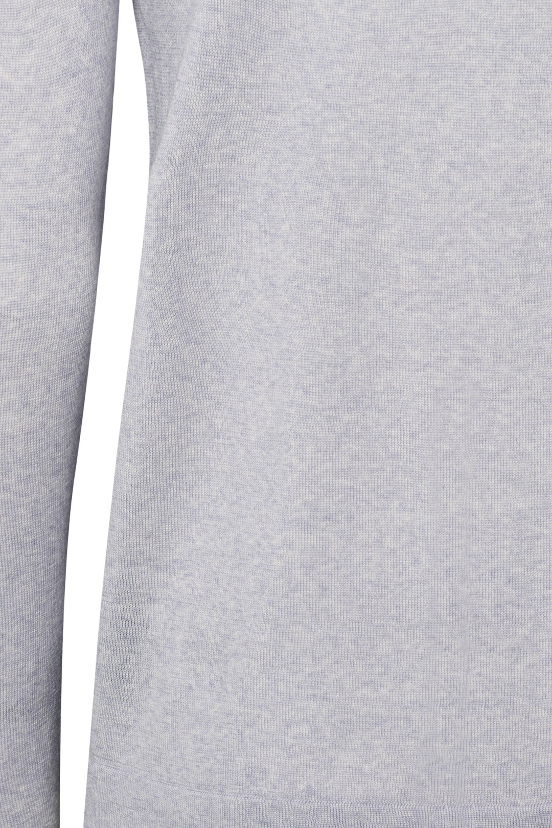 Charlene Round Neck Knit - Light grey melange