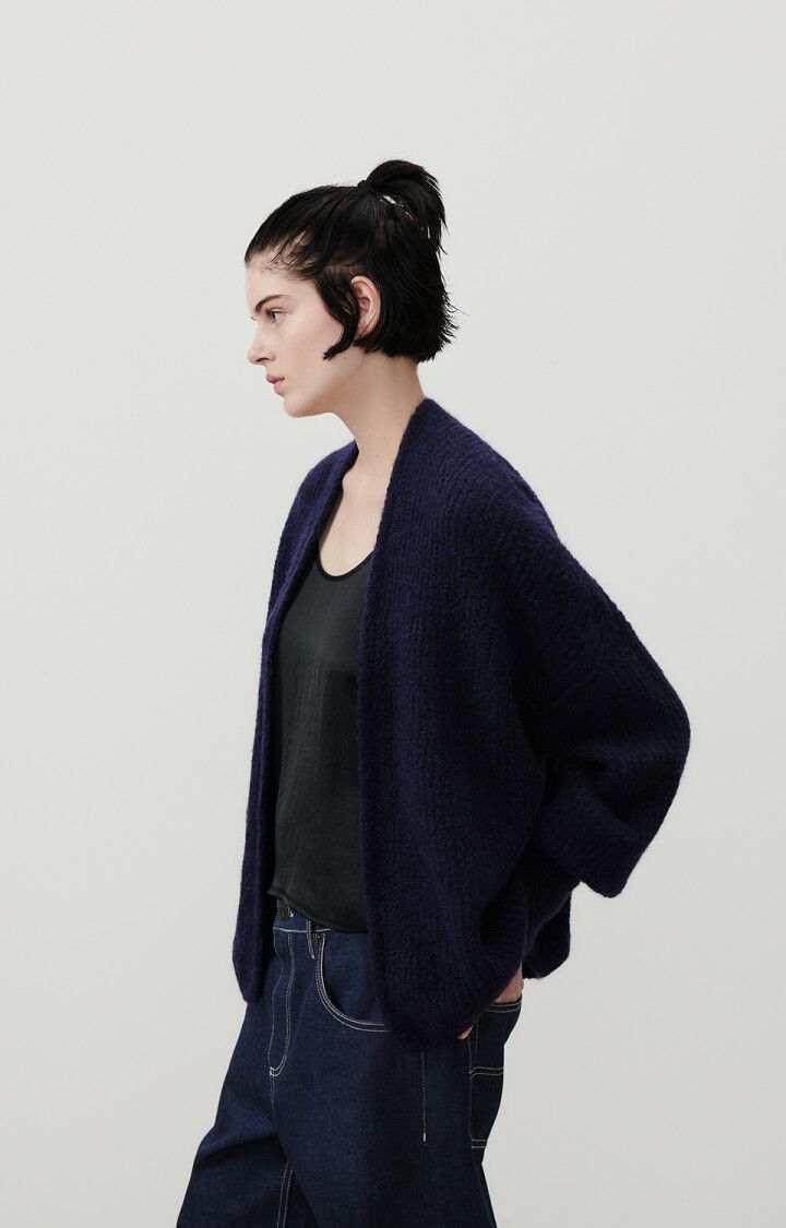 Cardigan East - Navy Melange