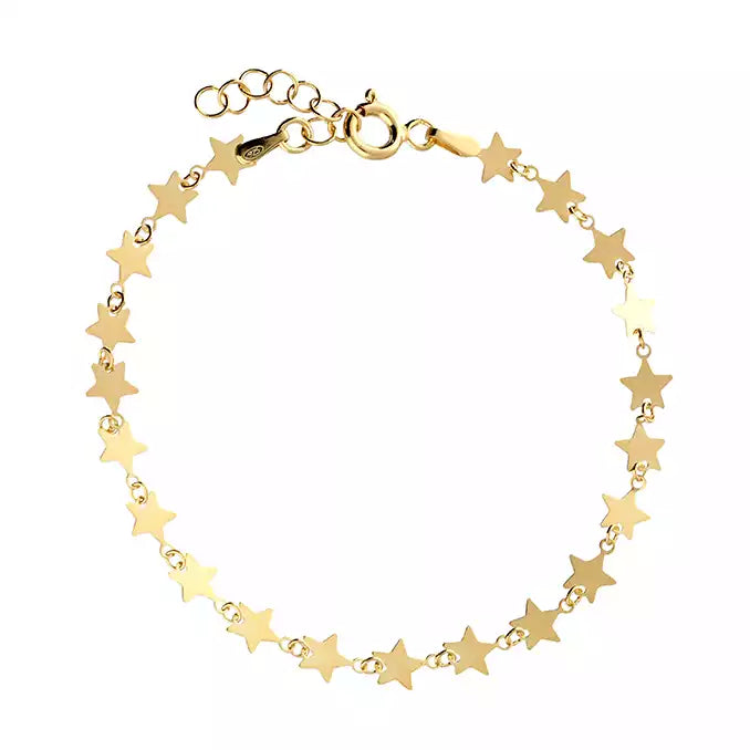 Gold-Plated Star Bracelet