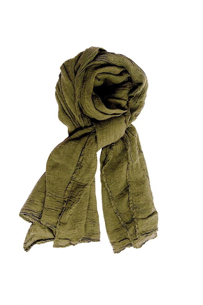 Pure Hemp Stole | Khaki