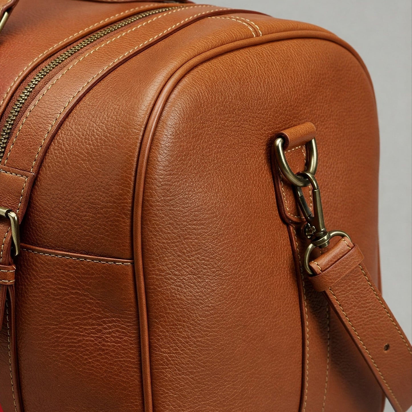 Tan Leather holdall