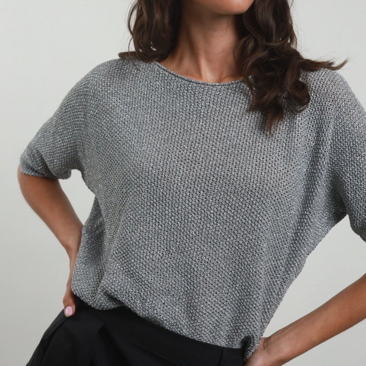Lurex Sweater | Sparkle & Comfort