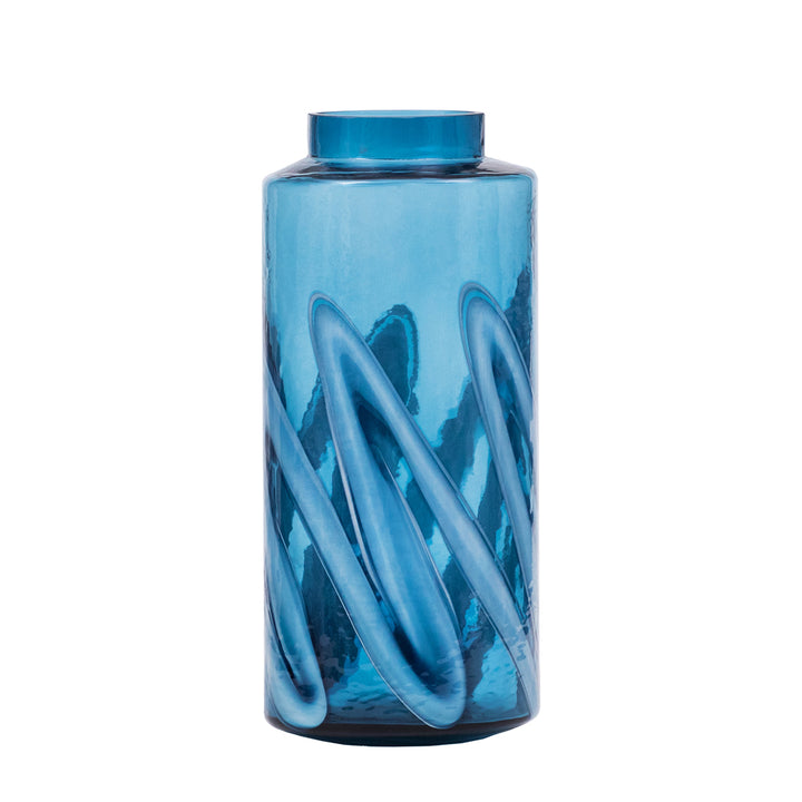 Hand-Blown Vase Steel