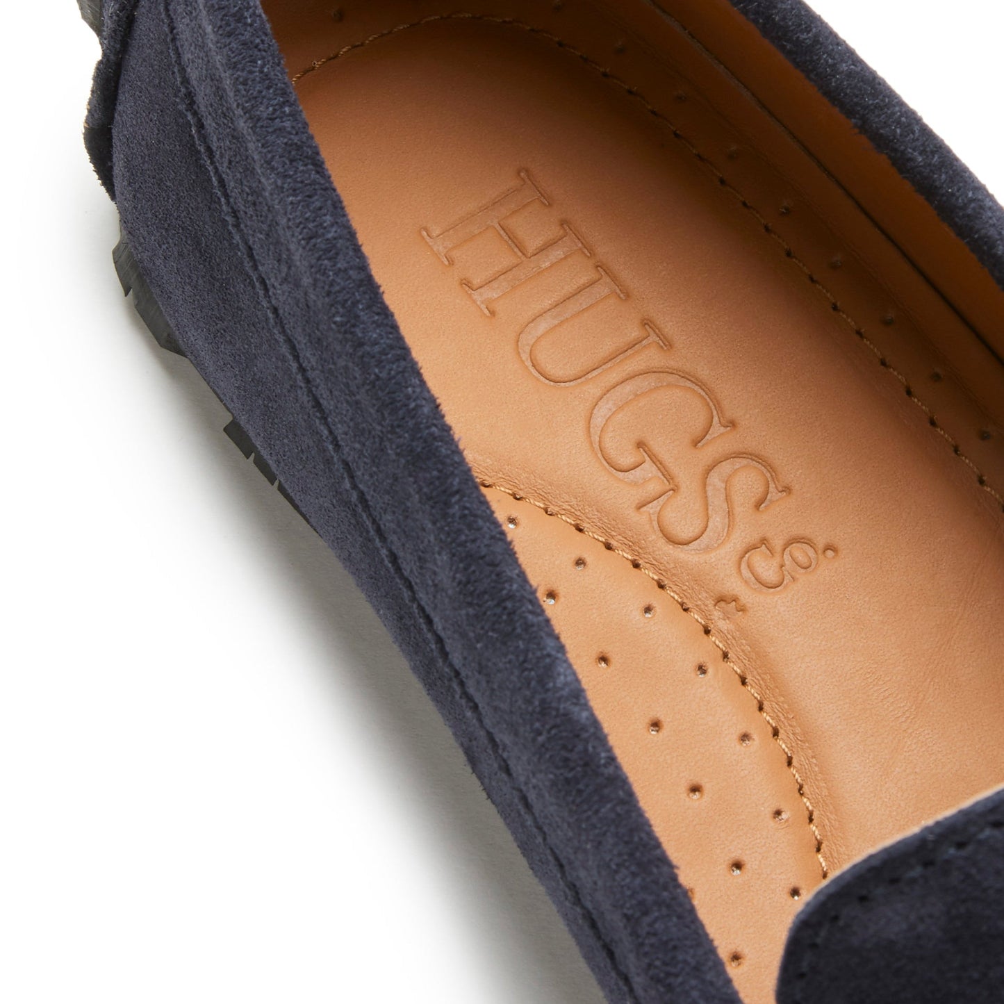 Navy Women’s Tyre Sole Penny Loafers – Eco-Friendly Italian Suede