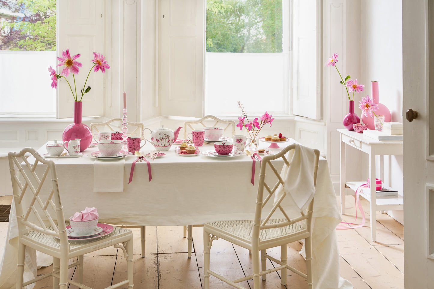 Plate Jolie Tulip Pink – 23cm | Elegant & Durable Porcelain Tableware