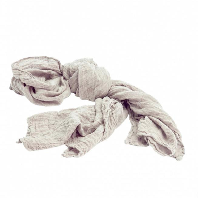 Pure Hemp Stole | `Pearl Grey