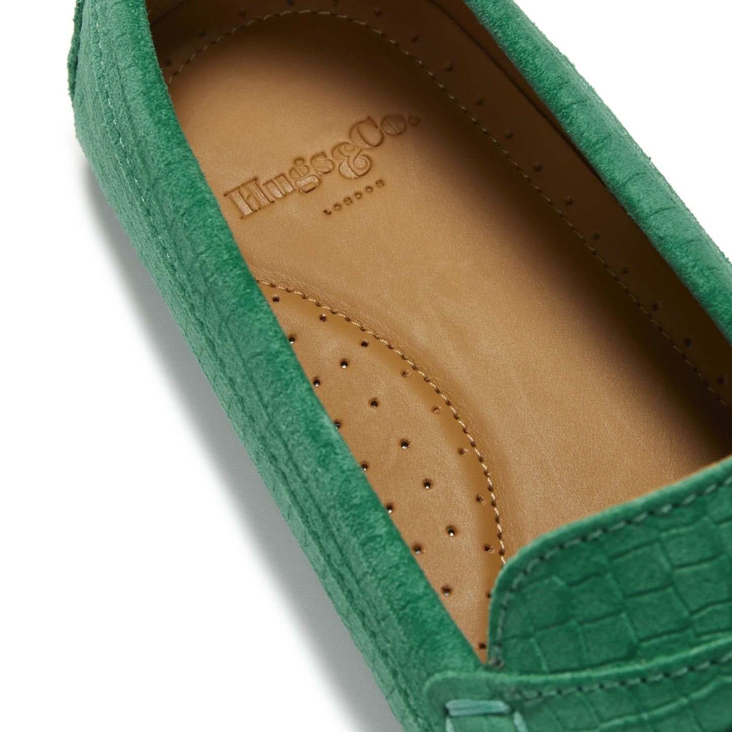 Women’s Emerald Penny Loafer Driving Shoes – Suede Moccasins