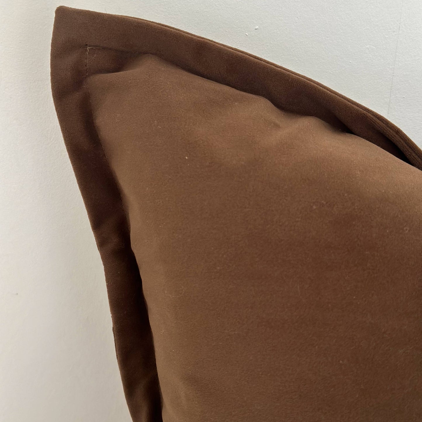 Dark Brown Cushion 45x45cm – Feather-Filled