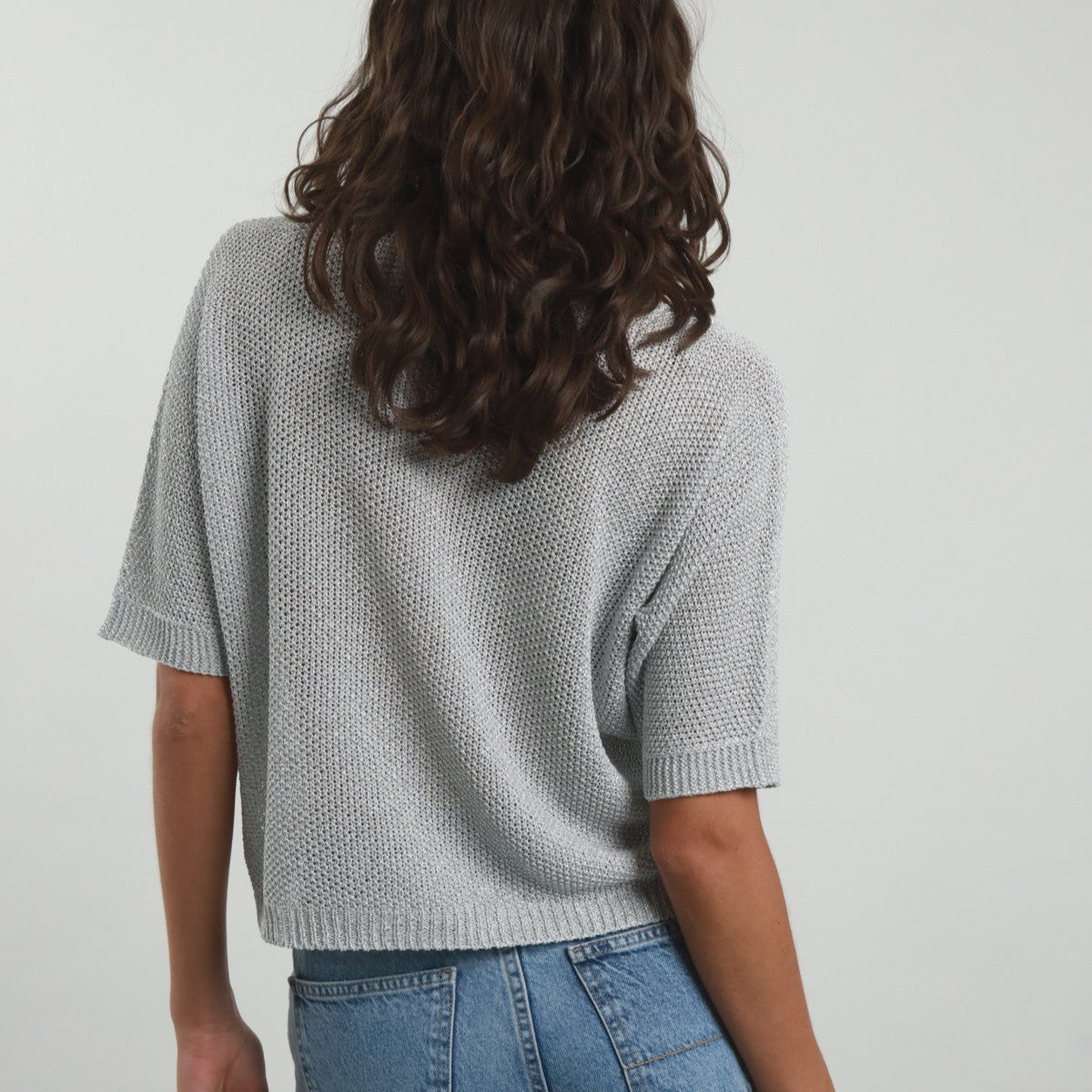 Pebble Lurex Sweater | Sparkle & Comfort