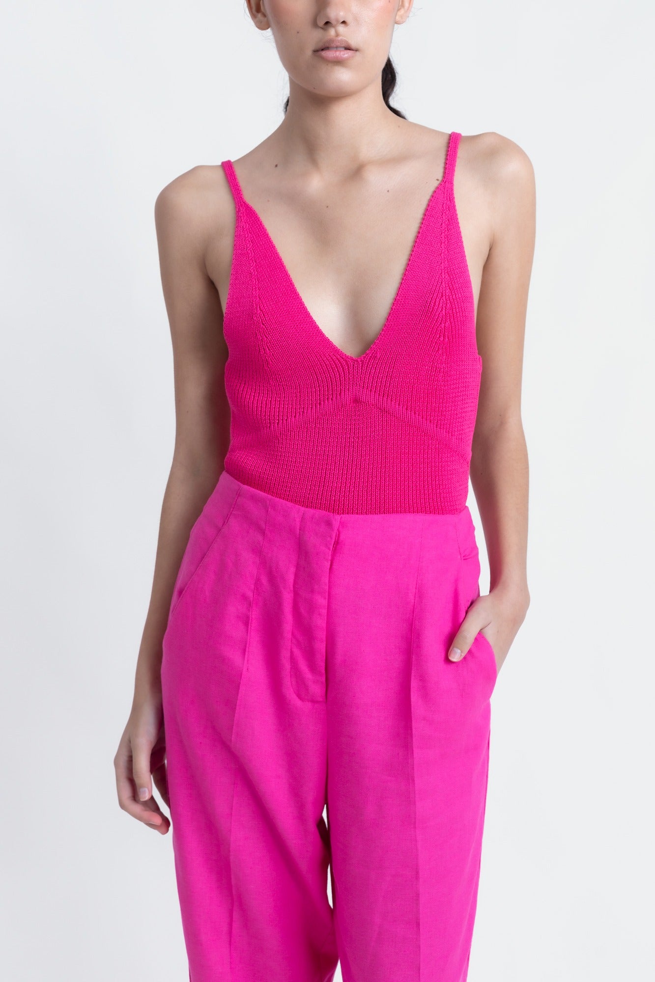 Pink Raw Linen Pants – Lightweight, Sustainable Style with a Feminine Touch