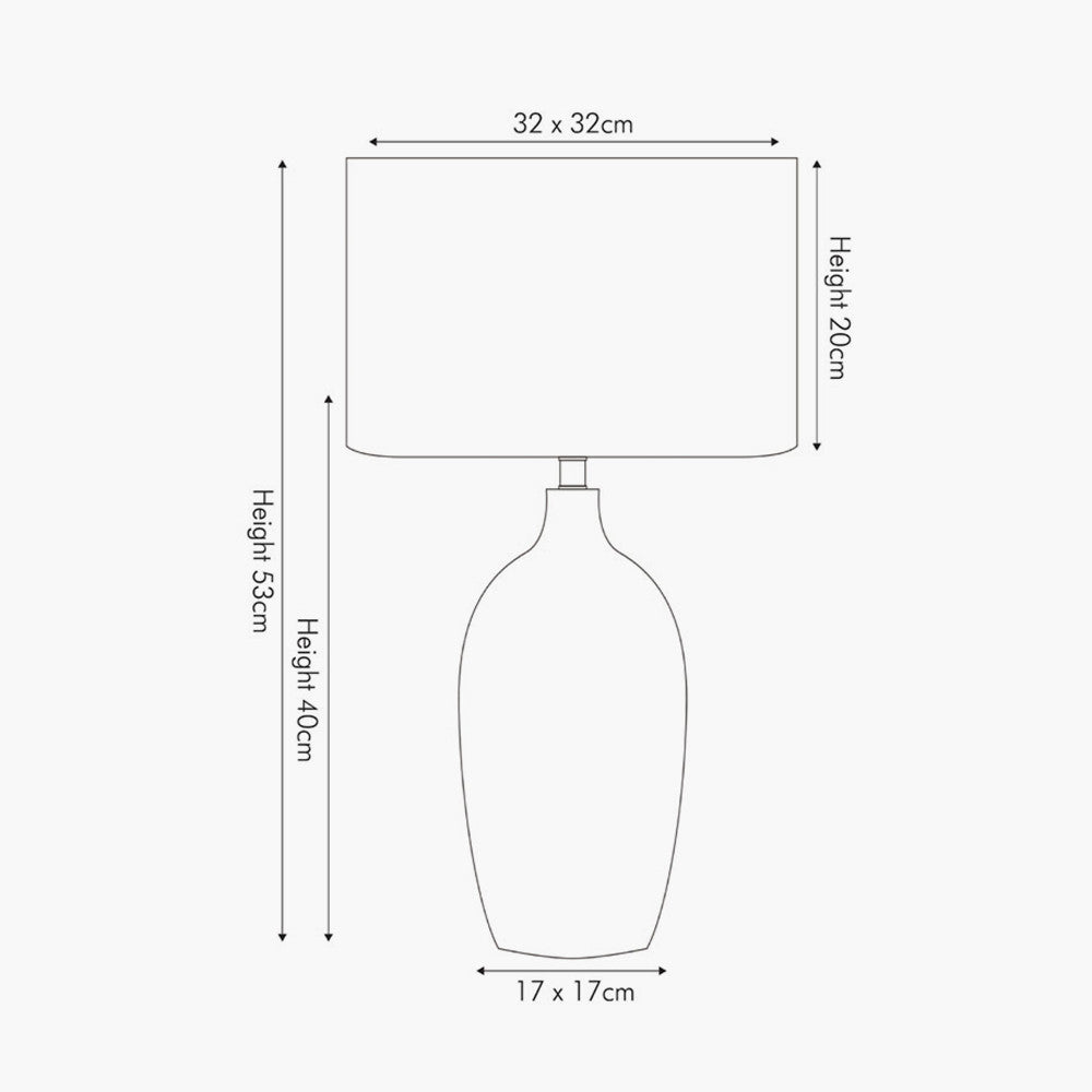 Abbie Etched Graphite Ceramic Table Lamp for sale - Woodcock and Cavendish