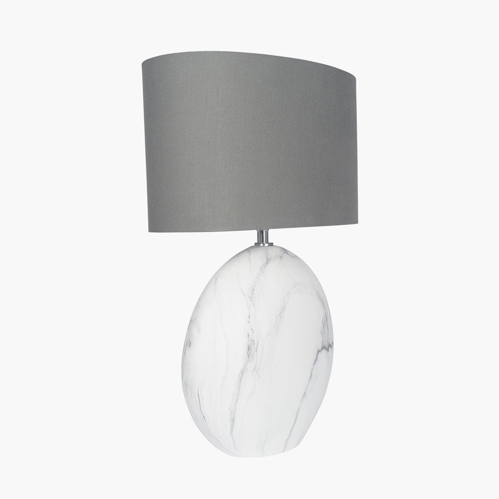 Crestola Large Marble Effect Ceramic Table Lamp for sale - Woodcock and Cavendish