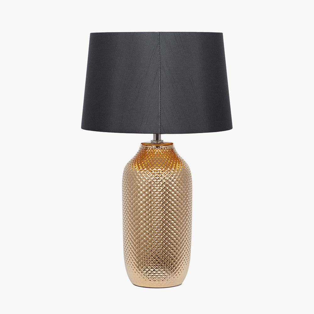 Nova Gold Textured Ceramic Table Lamp for sale - Woodcock and Cavendish