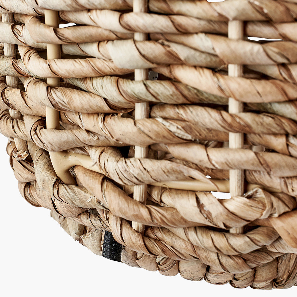 Acer Natural Woven Tall Table Lamp for sale - Woodcock and Cavendish