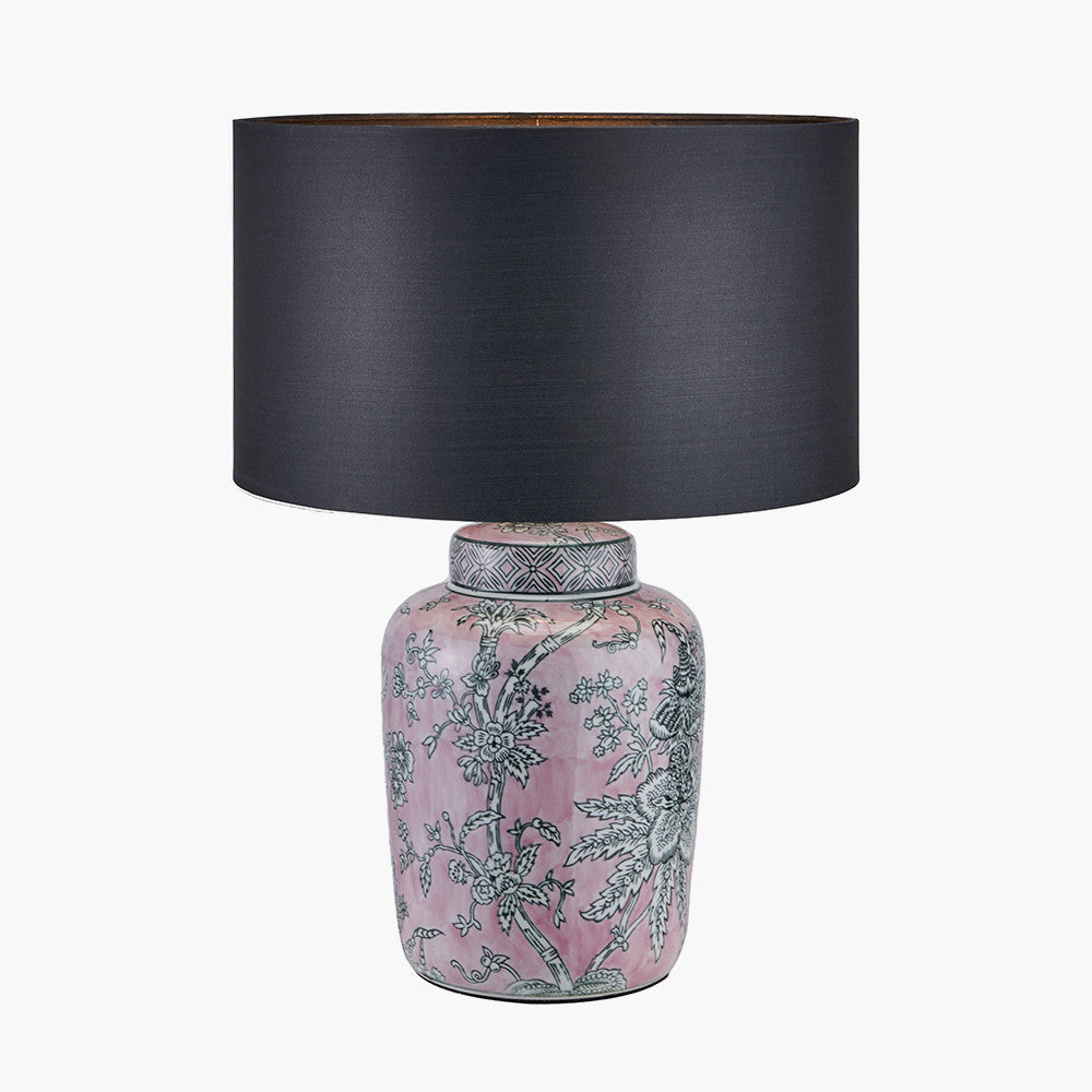 Alicia Pink Floral Ceramic Table Lamp for sale - Woodcock and Cavendish