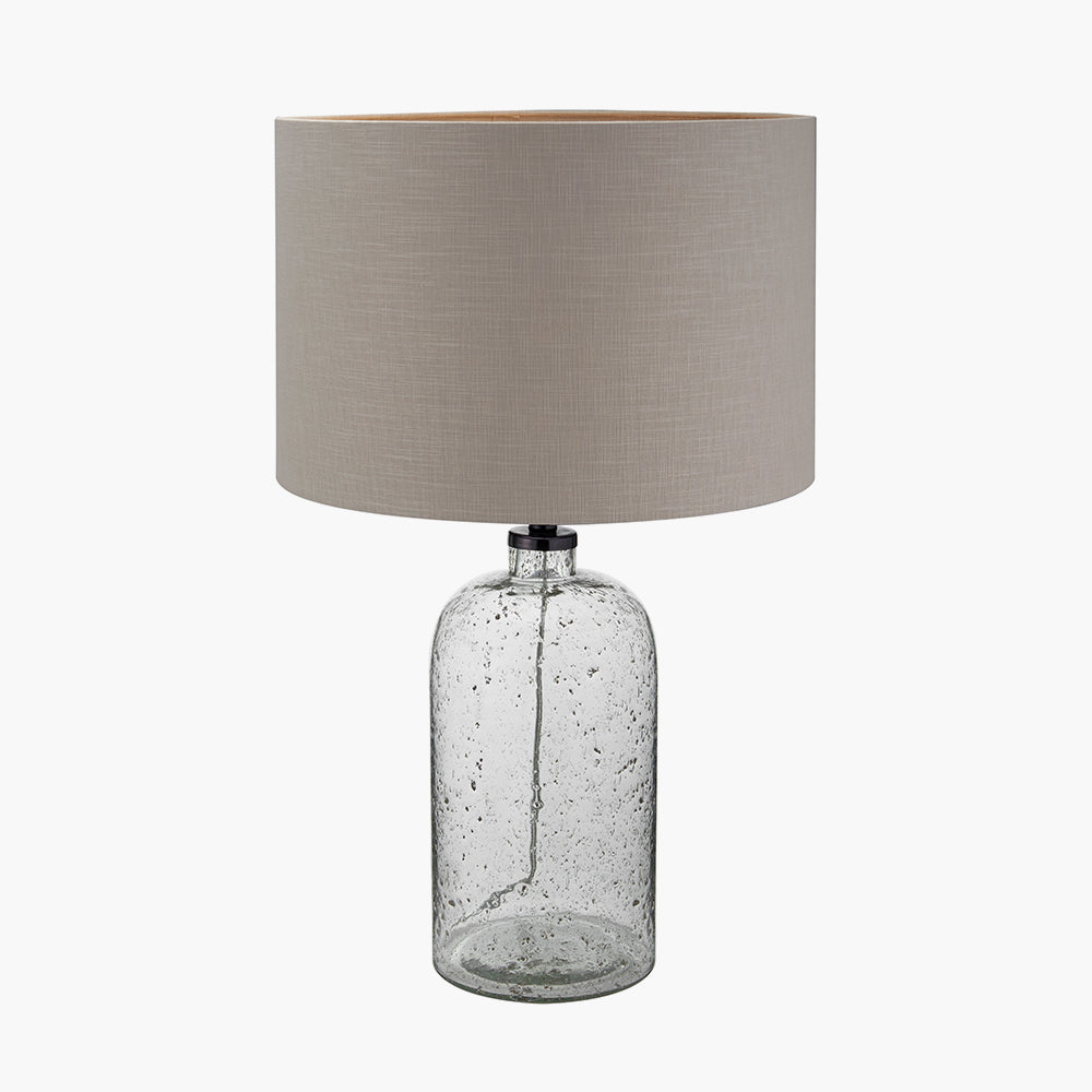 Ophelia Grey Bubble Glass Table Lamp for sale - Woodcock and Cavendish