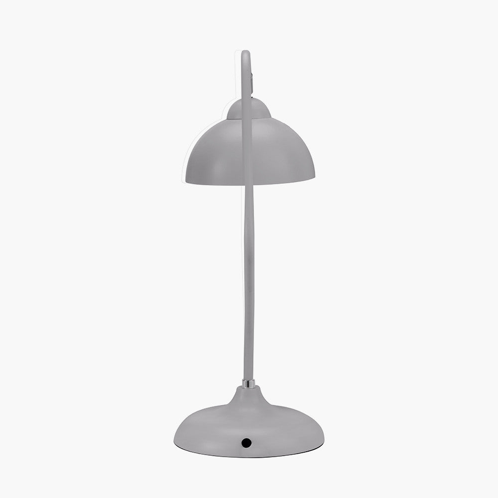 Elio Matt Grey Task Table Lamp for sale - Woodcock and Cavendish