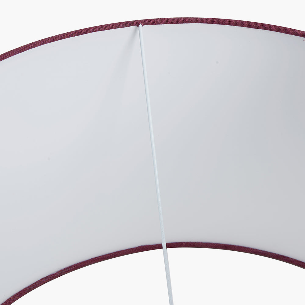 Winston 45cm Mulberry Handloom Tapered Cylinder Shade for sale - Woodcock and Cavendish