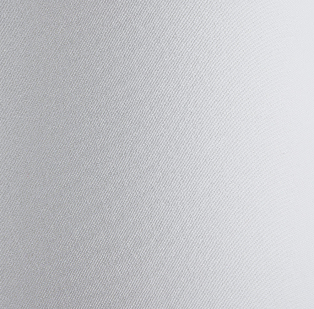 Winston 45cm White Handloom Tapered Cylinder Shade for sale - Woodcock and Cavendish