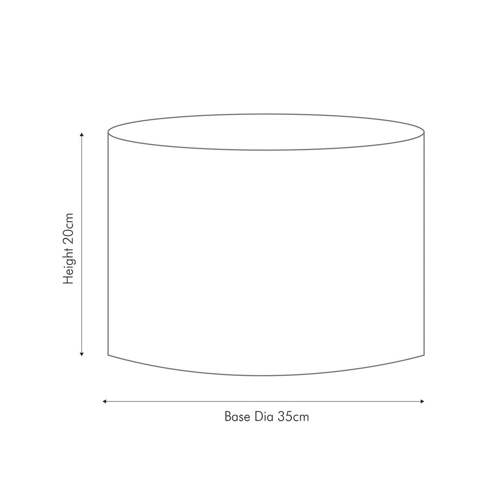 Zara 35cm Mulberry Silk Lined Cylinder Shade for sale - Woodcock and Cavendish
