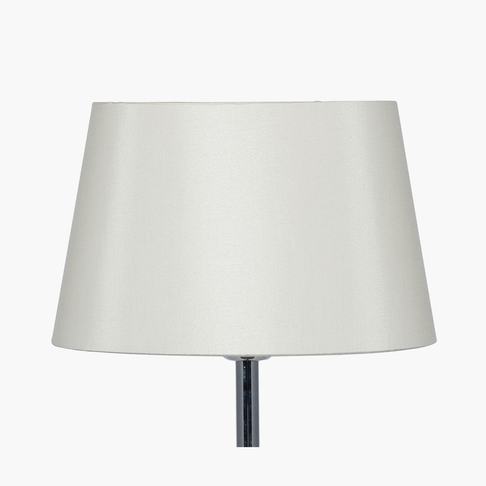 Martha 25cm Cream Oval Polysilk Tapered Shade for sale - Woodcock and Cavendish