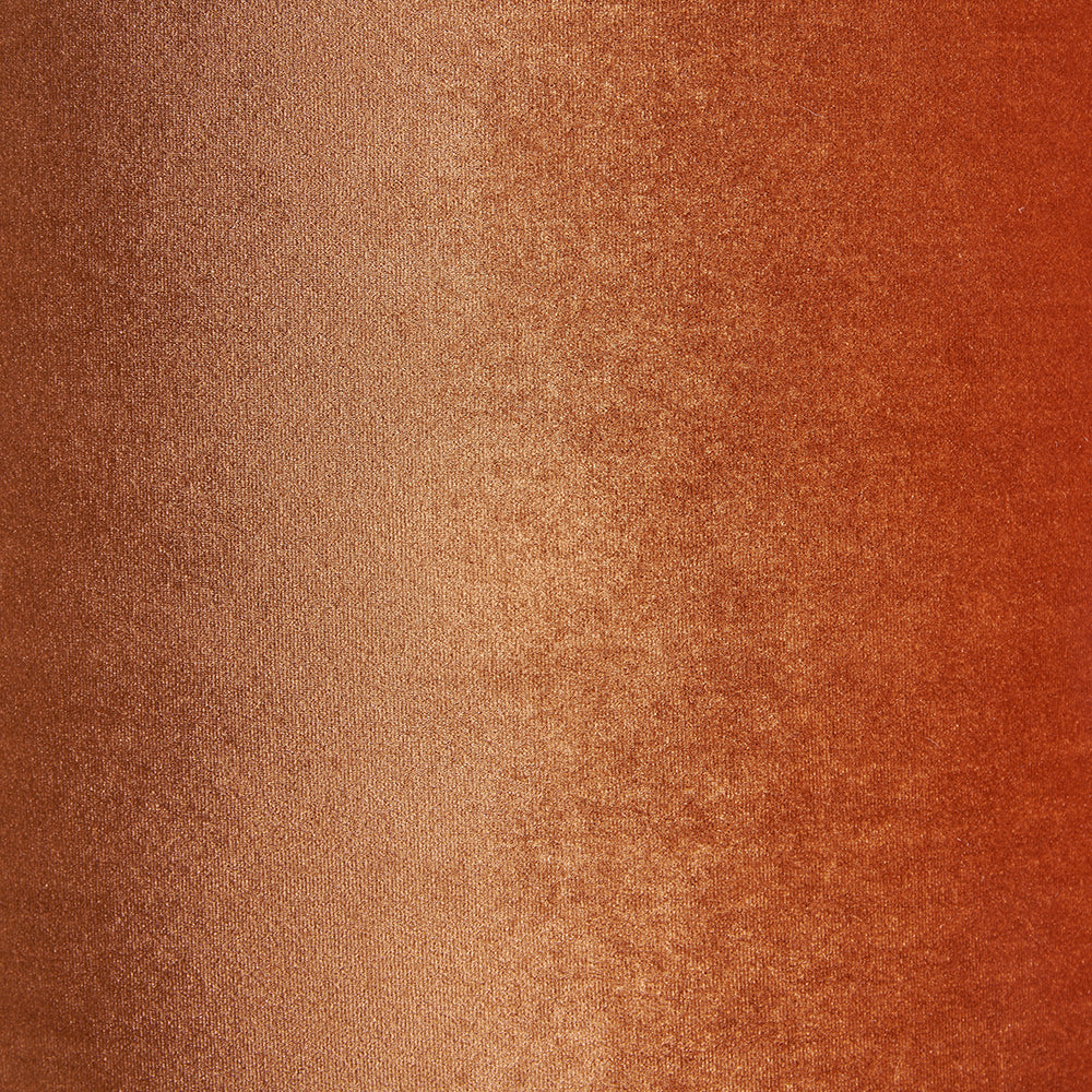 Bow 35cm Tobacco Velvet Cylinder Shade for sale - Woodcock and Cavendish