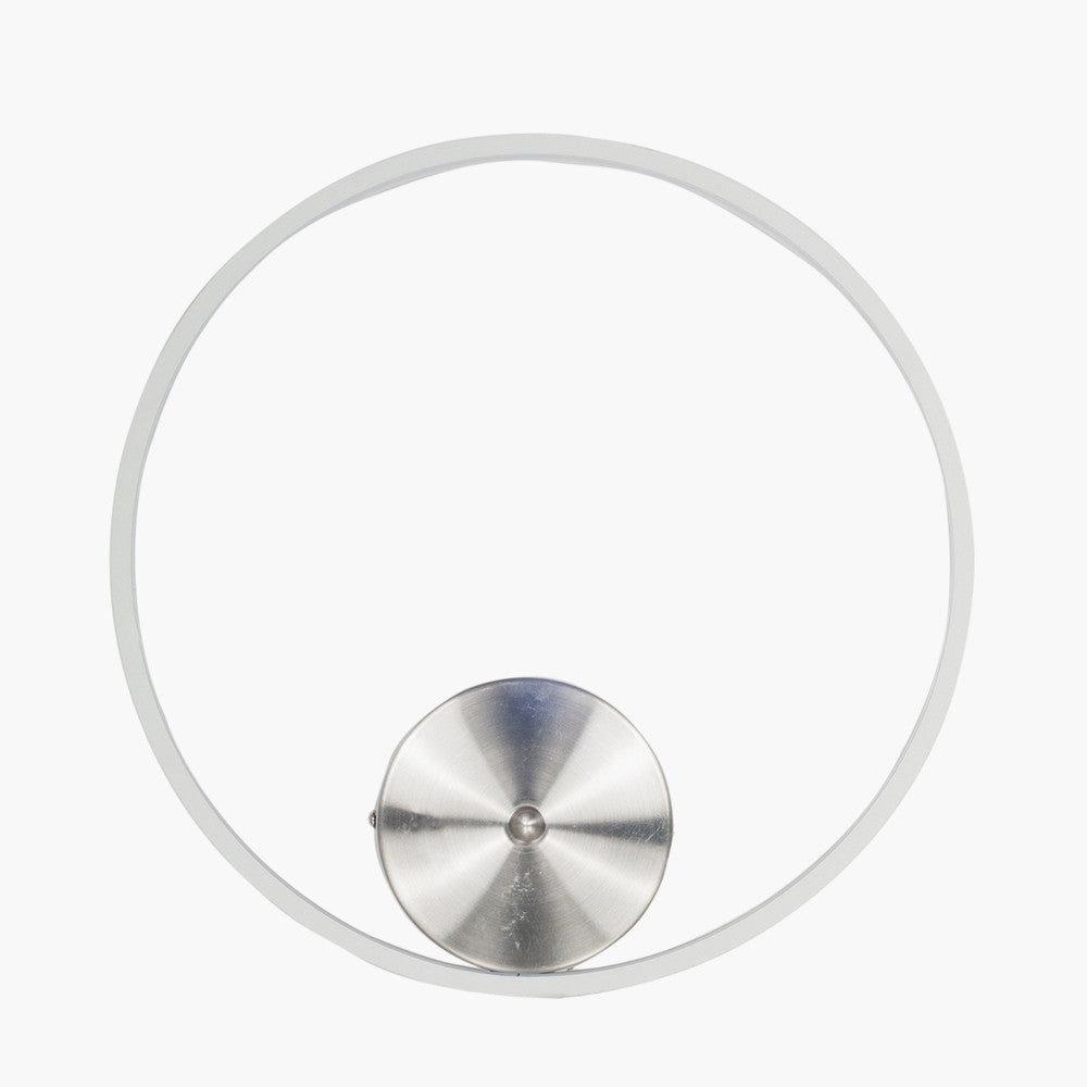 Apollo White LED Circle Wall Light for sale - Woodcock and Cavendish