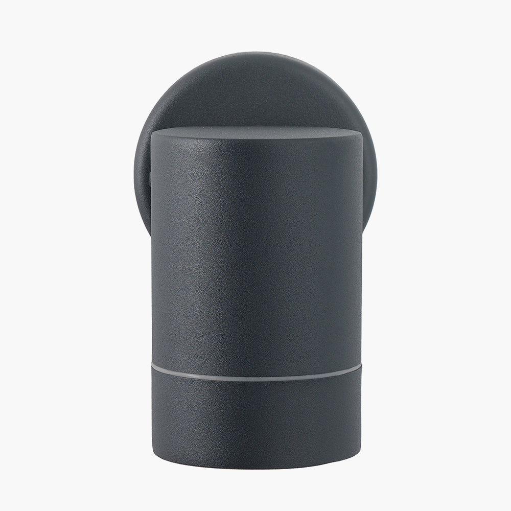 Lantana Dark Grey Metal Fixed Spot Wall Light for sale - Woodcock and Cavendish